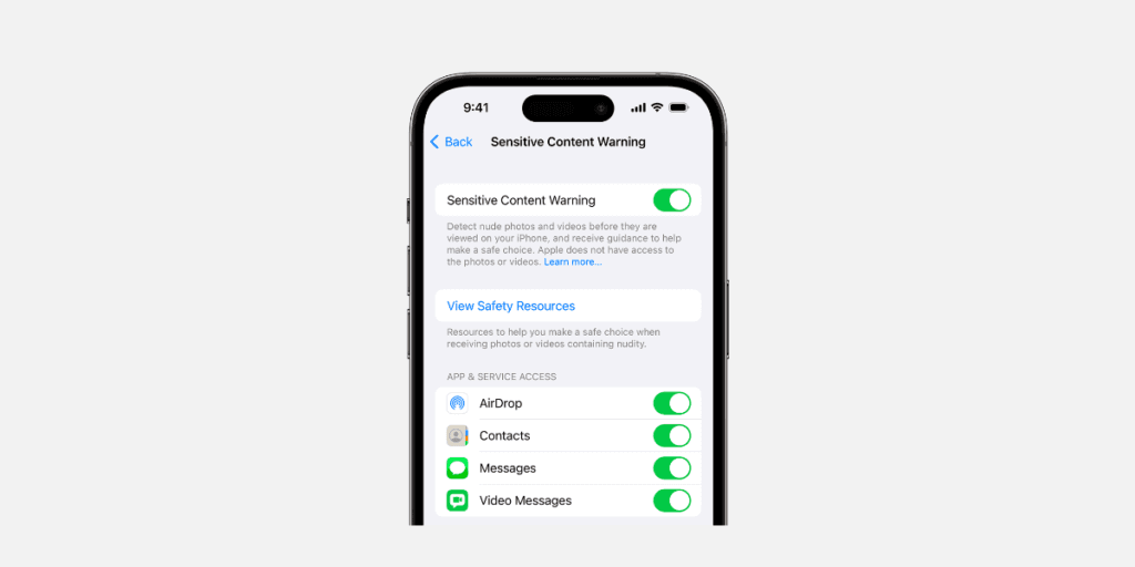 كيفية السماح بتحذير محتوى ملحوظ على iPhone 12 كيفية السماح بتحذير محتوى ملحوظ على iPhone