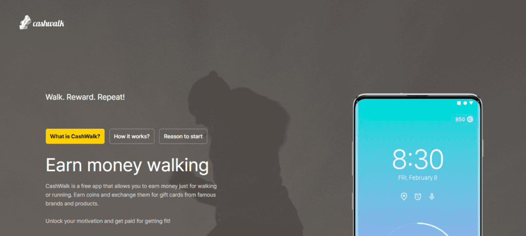 14 تطبيقًا مجربًا لكسب المال من مشاهدة الإعلانات 6 CashWalk