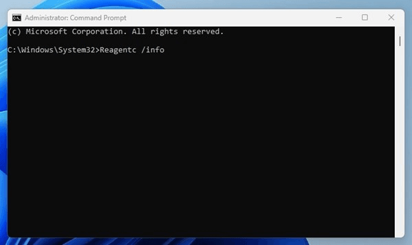 كيفية تمكين Windows Recovery Environment في Windows 11 3 image 1