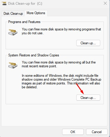 كيفية حذف نقاط استعادة النظام في نظام التشغيل Windows 12 image 164