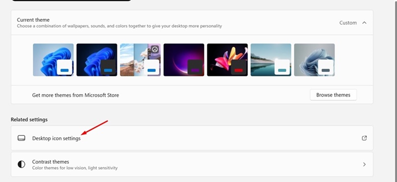 Desktop Icon Settings