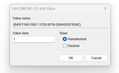Value Data