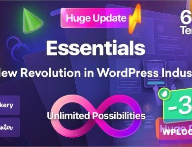 Essentials v3.2.23 – Multipurpose WordPress Theme for 2025