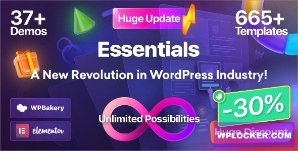 Essentials v3.2.23 – Multipurpose WordPress Theme for 2025