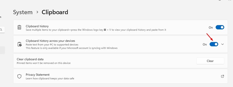Sync across your devices