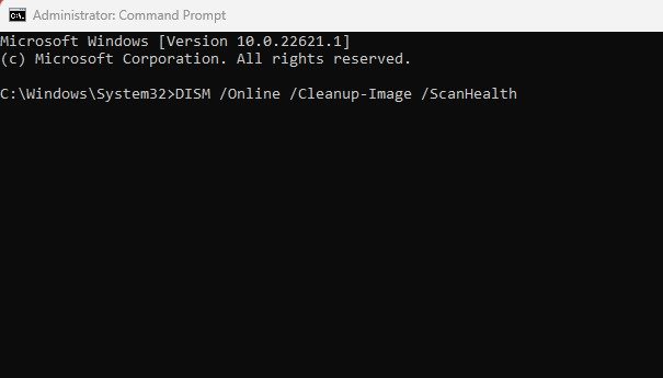 Run the SFC and DISM Scan 3