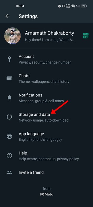 Storage and data