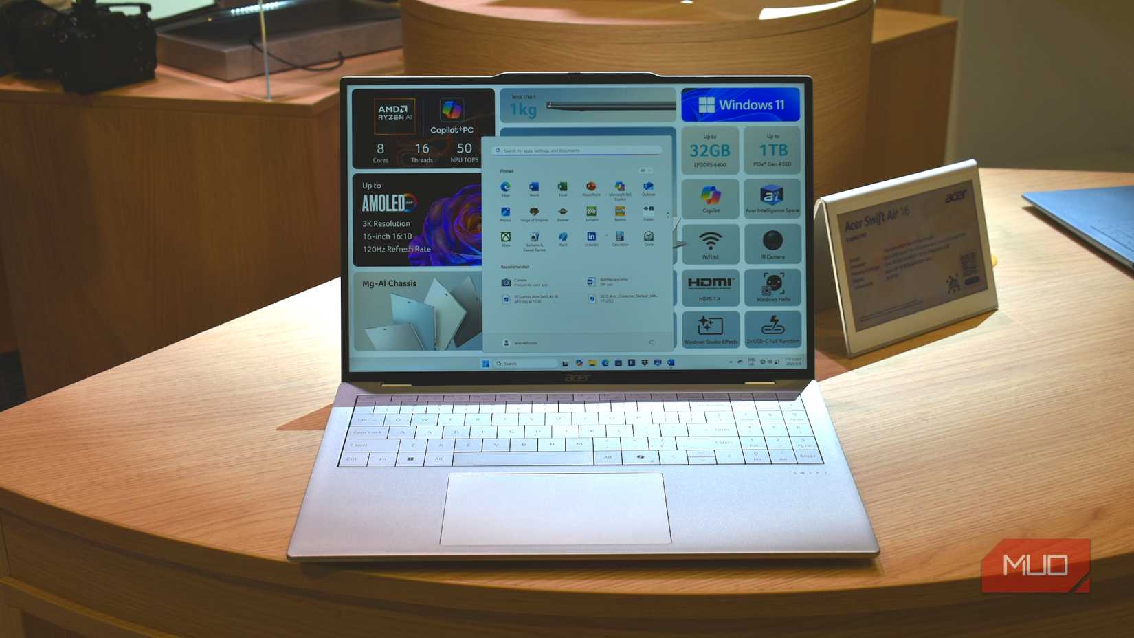 acer swift air 16 front view ifa 2025.