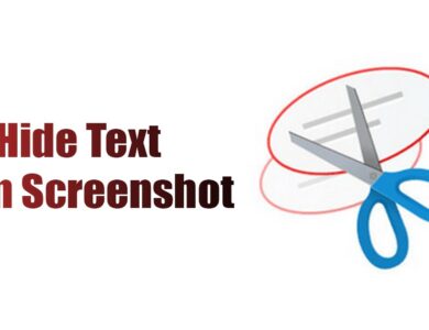 How to Hide Text from Screenshots on Windows 11