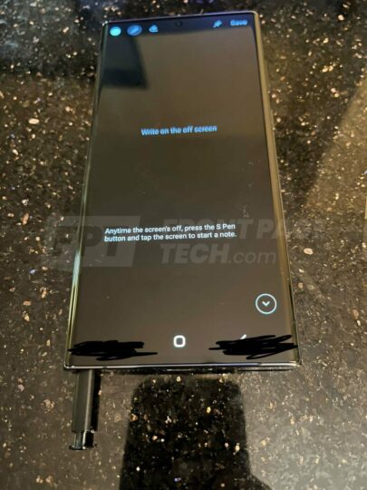 Galaxy S22 Ultra S Pen Slot