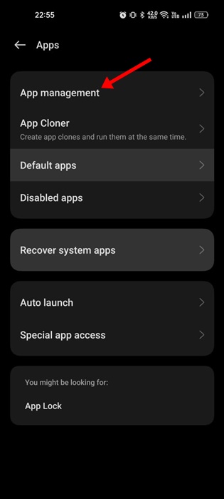 App Management
