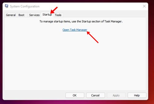 Open Task manager