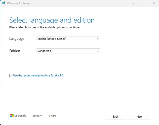 Language & Edition