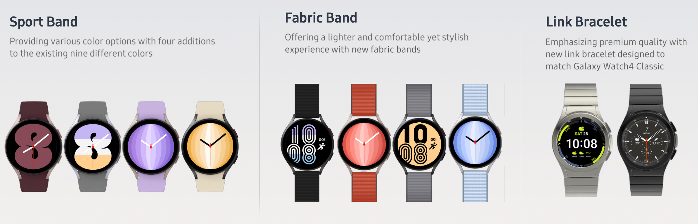 Samsung Galaxy Watch 4 New Bands