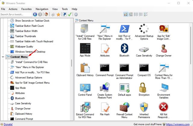 Context Menu