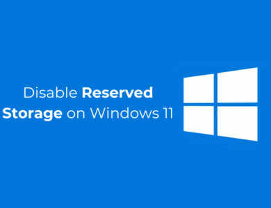 How to Disable Reserved Storage on Windows 11