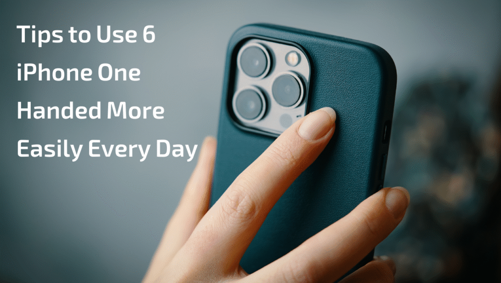 6 Tips to Use iPhone One-Handed More Easily Every Day