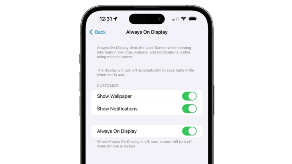 How to Turn Off Always On Display on iPhone