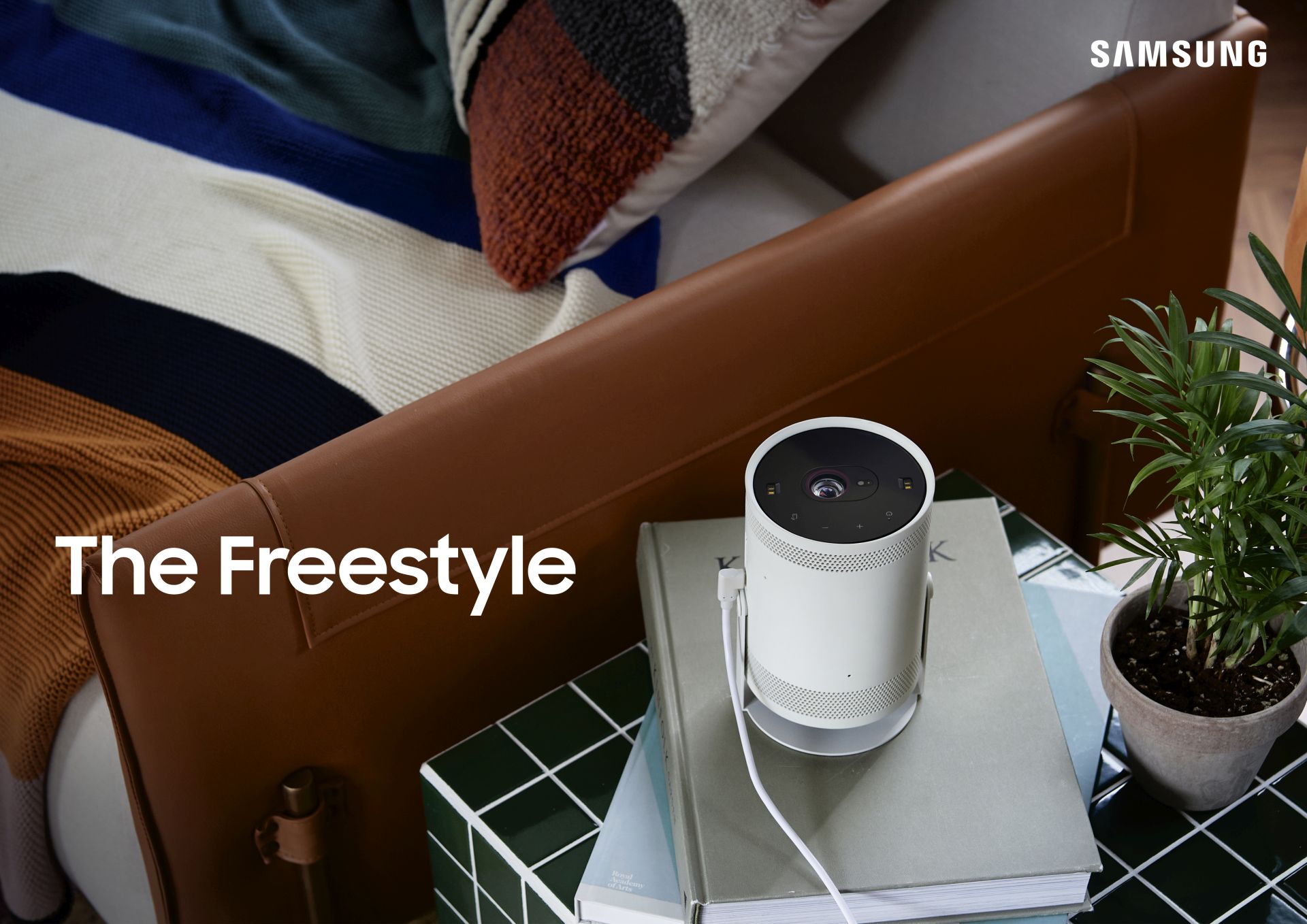Samsung intros The Freestyle a portable projector smart speaker marvel