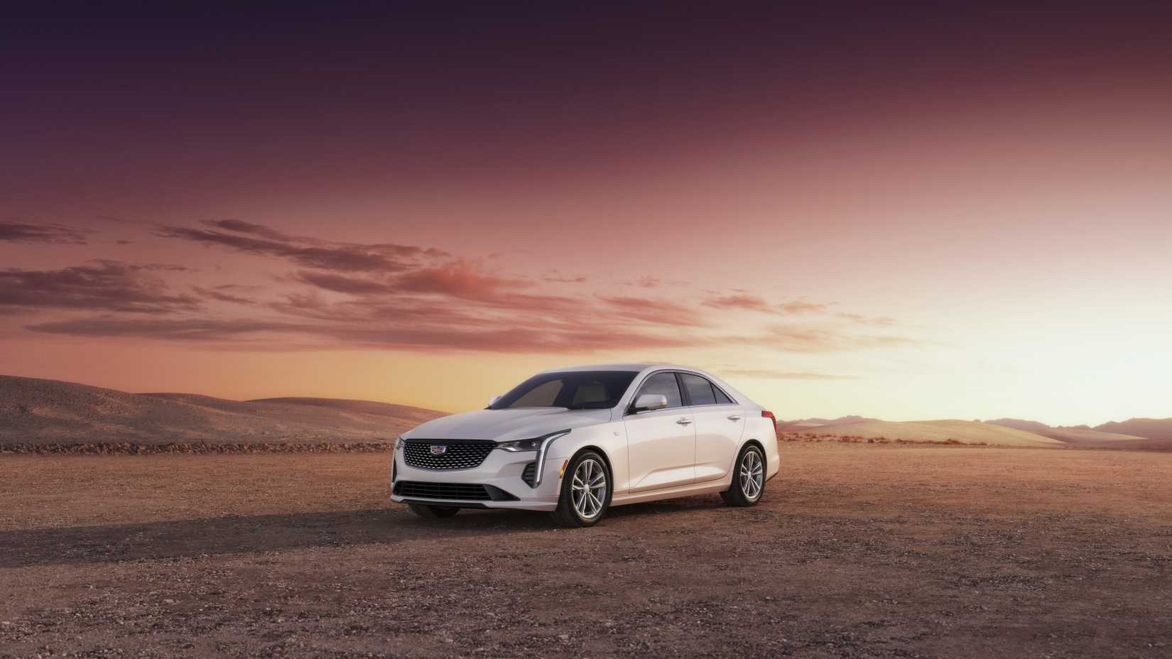 Front 3/4 shot of a 2023 Cadillac CT4