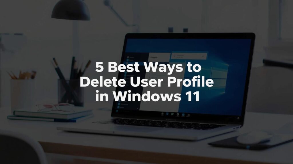 5 Best Ways to Delete User Profile in Windows 11